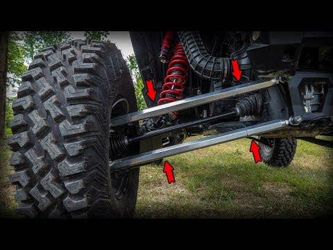 Polaris RZR XP Turbo S Billet Aluminum Radius Arms for RZR XP Turbo S and RZR XP 4 Turbo S