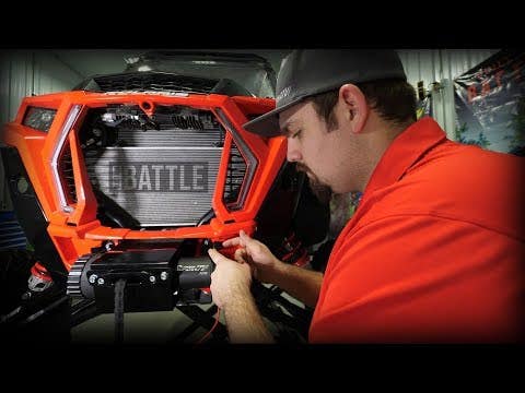 Polaris RZR XP Turbo S Winch Mount for RZR XP Turbo S and RZR XP 4 Turbo S