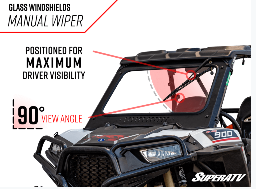 Polaris RZR XP Turbo S Glass Windshield for RZR XP Turbo S and RZR XP 4 Turbo S