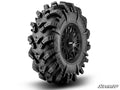 Intimidator Tires 34x10x15 on 15" Satin Black Hellfire Wheels 5/4.5 Pattern for RZR Pro R and RZR Pro R 4 and RZR Turbo R and RZR Turbo R 4