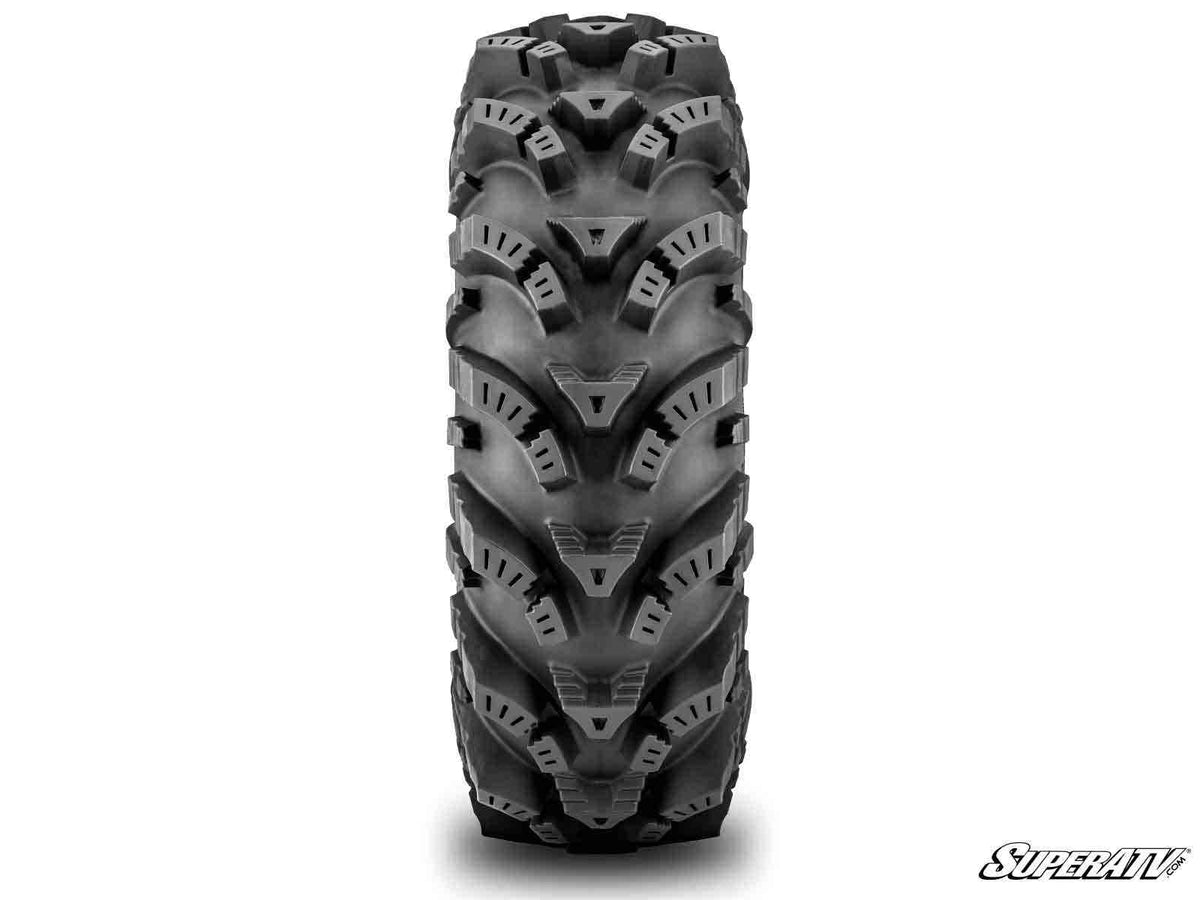 Intimidator Tires 34x10x15 on 15" Satin Black Hellfire Wheels 5/4.5 Pattern for RZR Pro R and RZR Pro R 4 and RZR Turbo R and RZR Turbo R 4