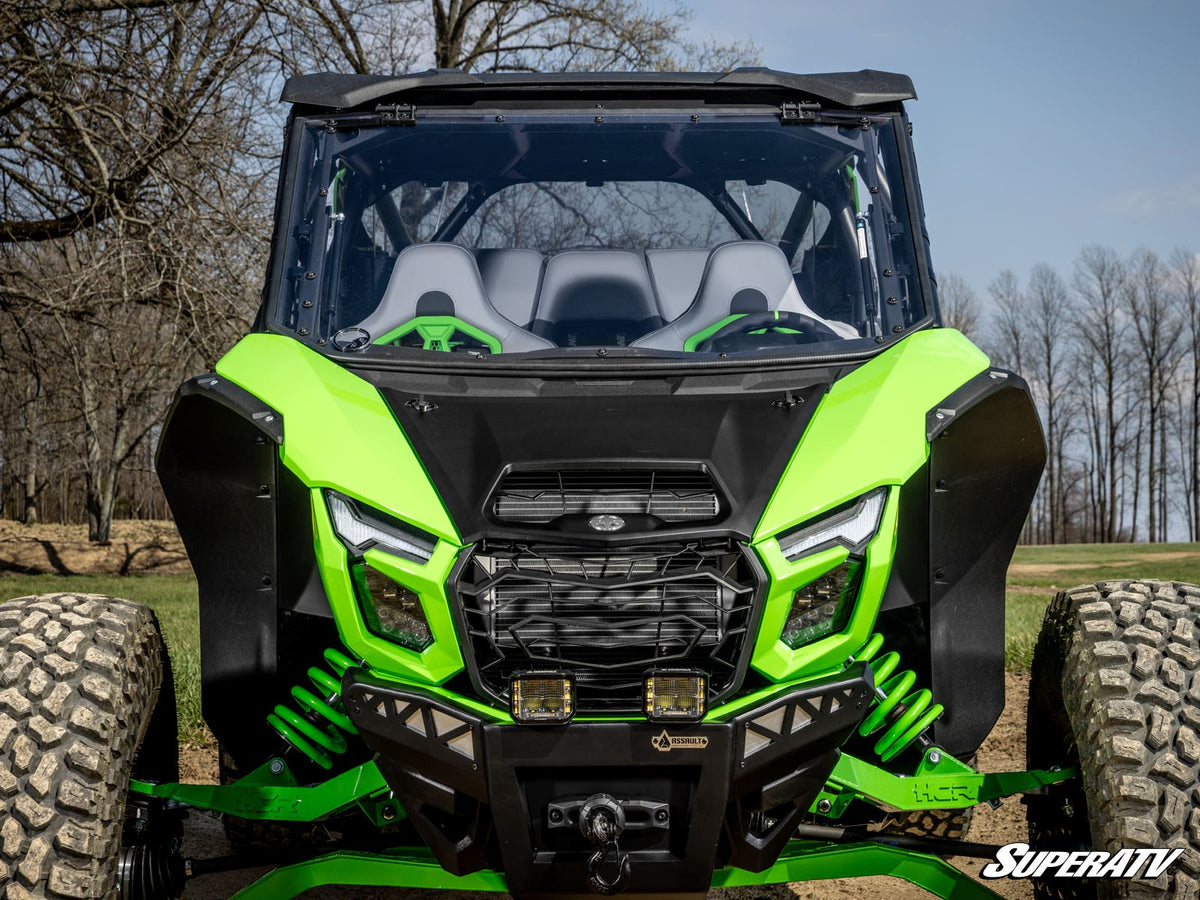Kawasaki Teryx H2 Scratch-Resistant Flip Windshield for Teryx H2