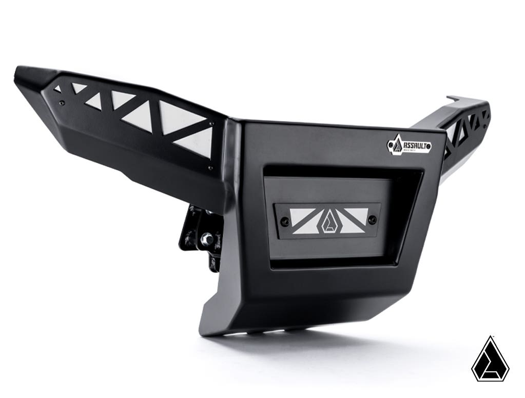 Assault Industries Kawasaki Teryx H2 Winch-Ready Aluminum Plate Front Bumper for Teryx H2