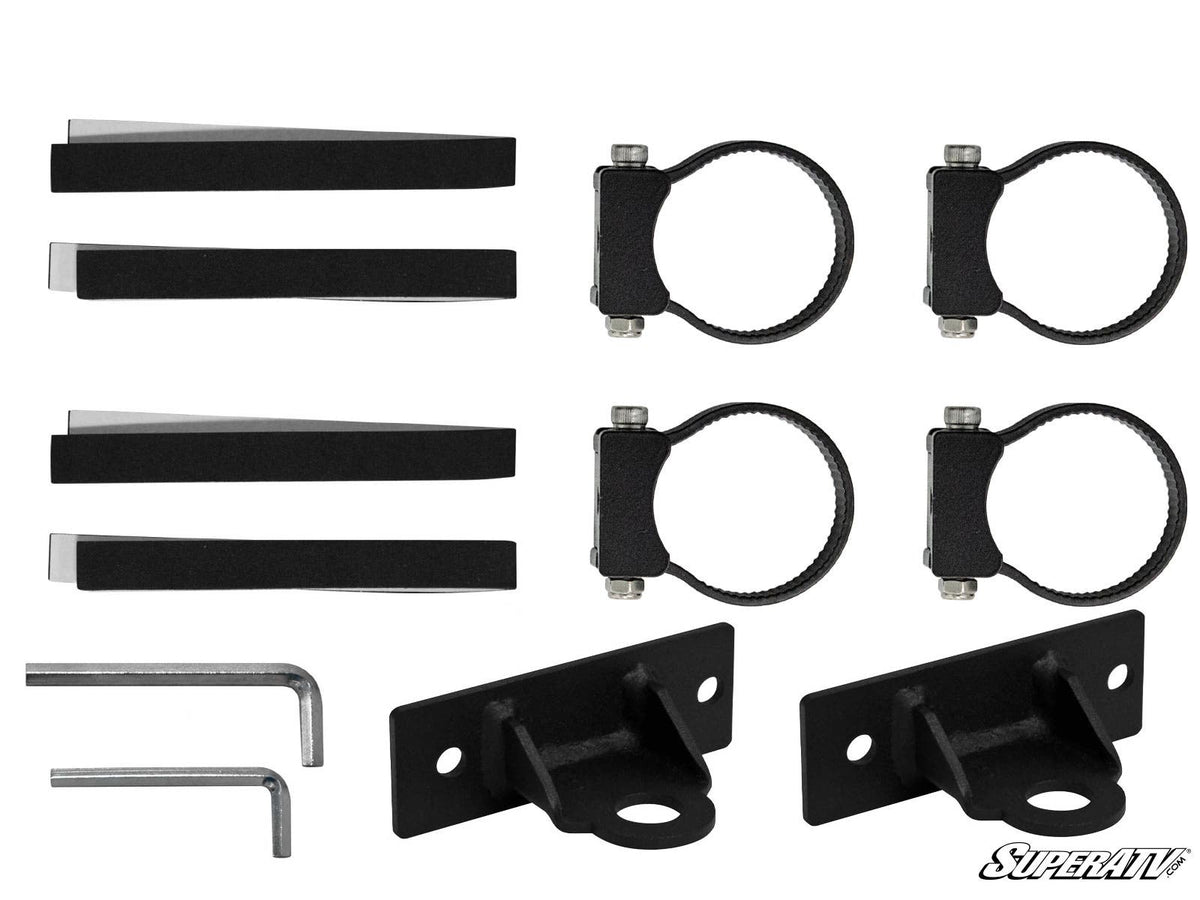 Whip Light Mounting Brackets for RZR Pro XP and RZR Pro XP 4 and RZR RS1 and RZR S 1000 and RZR S 800 and RZR S 900 and RZR S4 1000 and RZR XP 1000 and RZR XP 4 1000 and RZR XP 4 900 and RZR XP Turbo and RZR XP 4 Turbo and RZR XP Turbo S and RZR XP 4 Turbo S and RZR XP 900 and RZR 4 800 and RZR 4 900 and RZR 570 and RZR 800 and RZR 900 and Maverick X3 and Commander