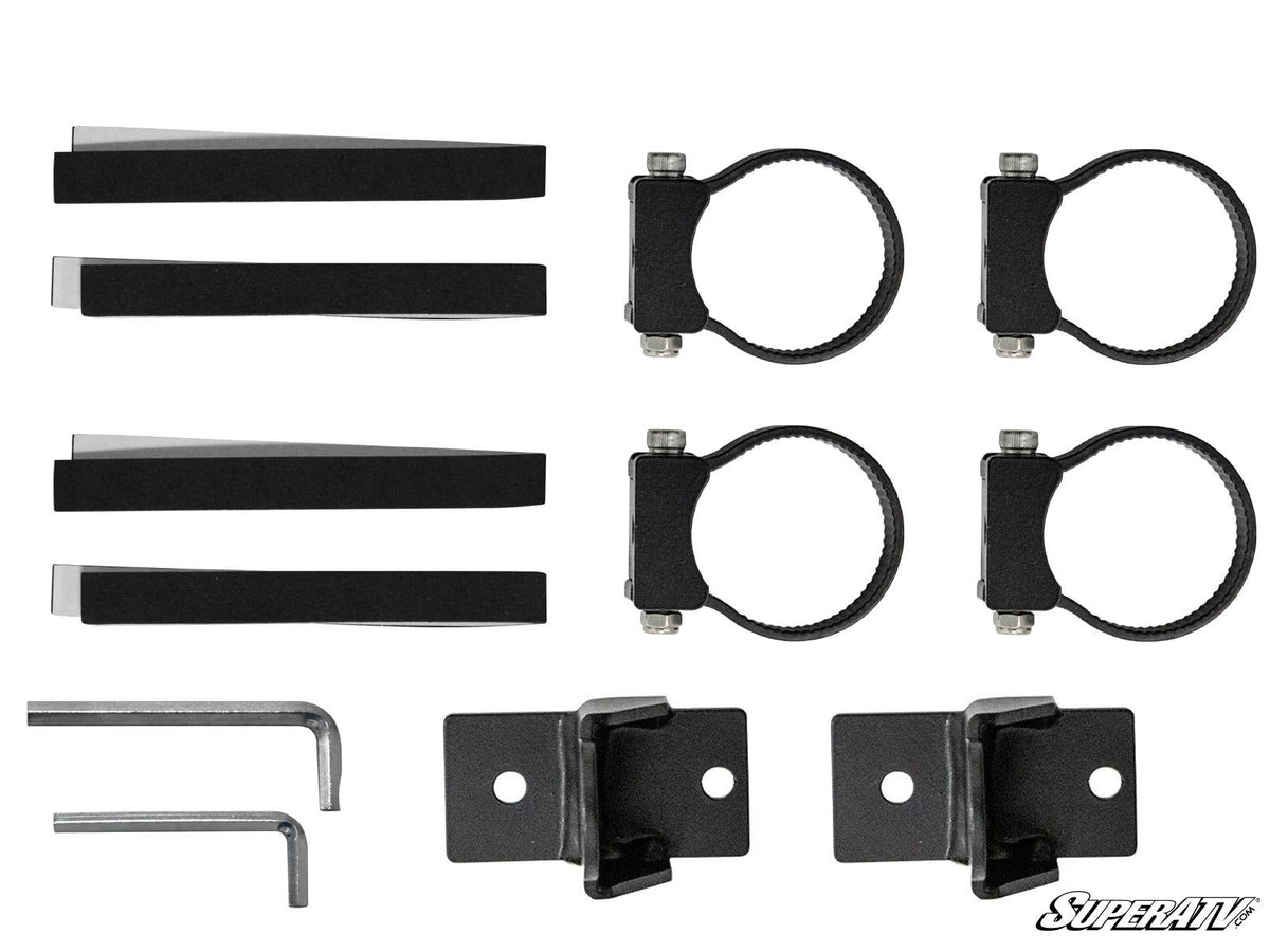 Whip Light Mounting Brackets for RZR Pro XP and RZR Pro XP 4 and RZR RS1 and RZR S 1000 and RZR S 800 and RZR S 900 and RZR S4 1000 and RZR XP 1000 and RZR XP 4 1000 and RZR XP 4 900 and RZR XP Turbo and RZR XP 4 Turbo and RZR XP Turbo S and RZR XP 4 Turbo S and RZR XP 900 and RZR 4 800 and RZR 4 900 and RZR 570 and RZR 800 and RZR 900 and Maverick X3 and Commander