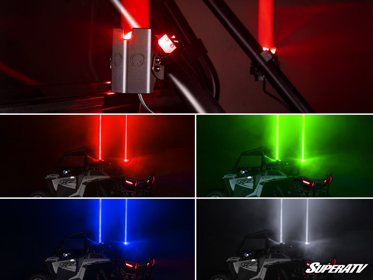 LED Laser Whip Lights for RZR Pro R and RZR Pro R 4 and RZR Pro S and RZR Pro S 4 and RZR Pro XP and RZR Pro XP 4 and RZR RS1 and RZR S 1000 and RZR S 800 and RZR S 900 and RZR S4 1000 and RZR Trail 900 and RZR Trail S 900 and RZR Trail S 1000 and RZR Turbo R and RZR Turbo R 4 and RZR XP and RZR XP 4 and RZR XP 1000 and RZR XP 4 1000 and RZR XP 4 900 and RZR XP Turbo and RZR XP 4 Turbo and RZR XP Turbo S and RZR XP 4 Turbo S and RZR XP 900 and RZR 4 800 and RZR 4 900 and RZR 570 and RZR 800 and RZR 900 and 