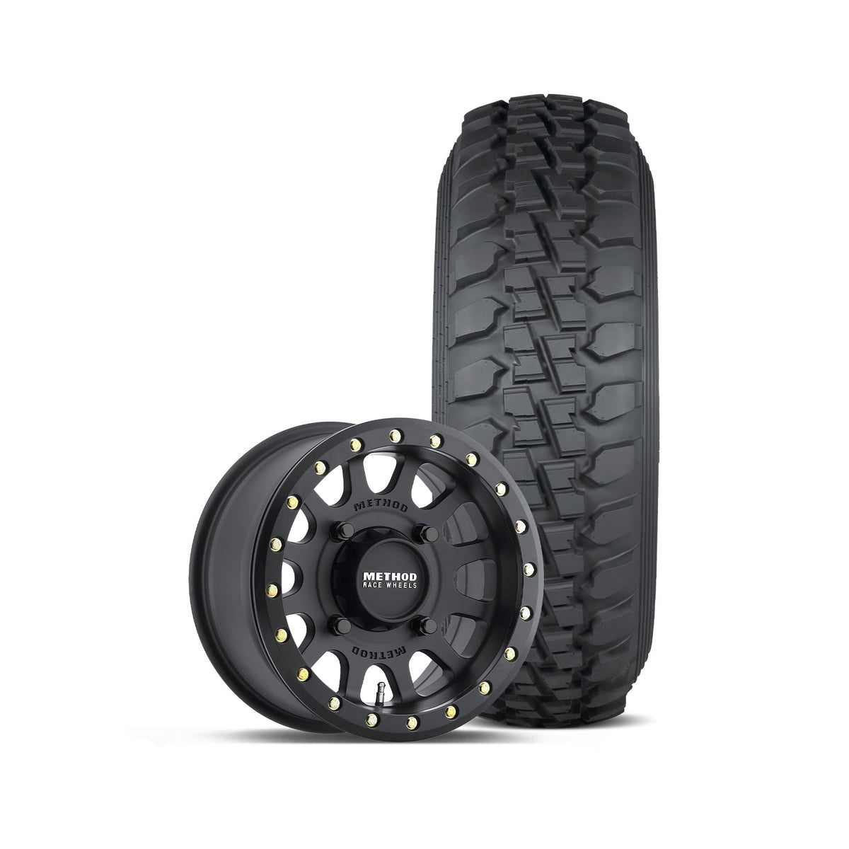 Method 401 Beadlock | Matte Black + Tensor DS - view 2