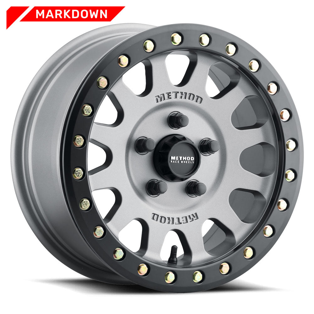 Method 401 | UTV Beadlock | Titanium - Matte Black Ring