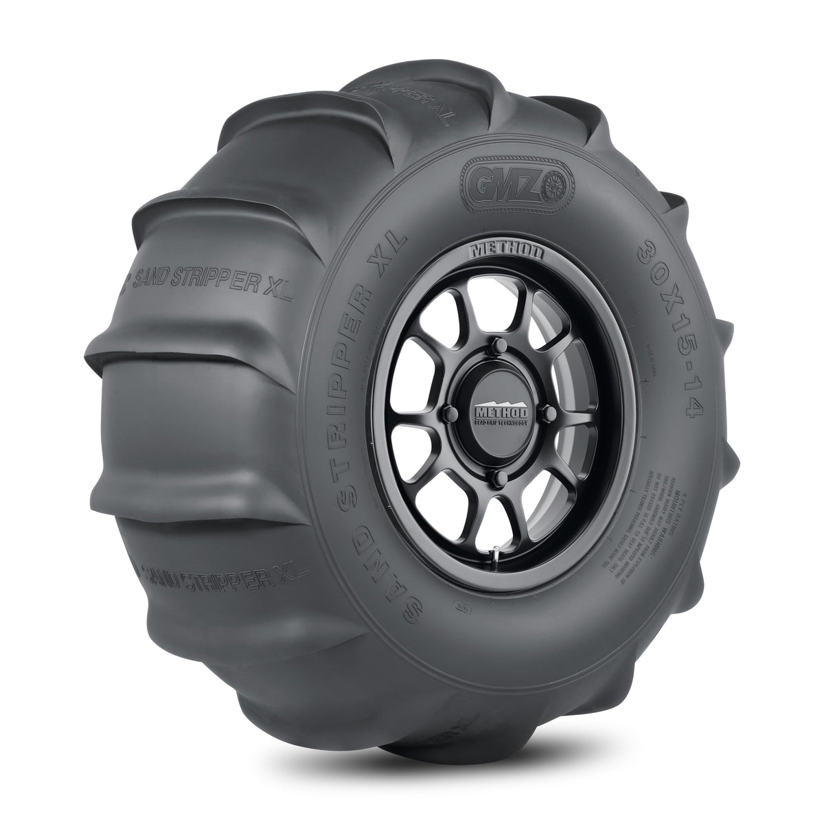 Method 409 Bead Grip | Matte Black + Sand Stripper Rear 14 XL 32
