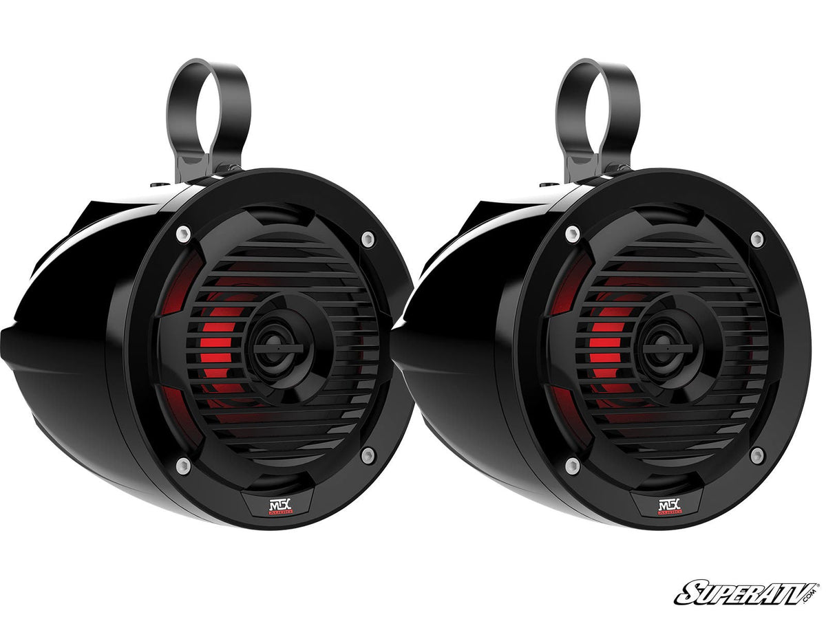 MTX MUD65PL 6.5" UTV Speakers with LED Lights for RZR Pro R and RZR Pro R 4 and RZR Pro S and RZR Pro S 4 and RZR Pro XP and RZR Pro XP 4 and RZR RS1 and RZR S 1000 and RZR S 800 and RZR S 900 and RZR S4 1000 and RZR Trail 900 and RZR Trail S 900 and RZR Trail S 1000 and RZR Turbo R and RZR Turbo R 4 and RZR XP and RZR XP 4 and RZR XP 1000 and RZR XP 4 1000 and RZR XP 4 900 and RZR XP Turbo and RZR XP 4 Turbo and RZR XP Turbo S and RZR XP 4 Turbo S and RZR XP S and RZR XP 900 and RZR 4 800 and RZR 4 900 and
