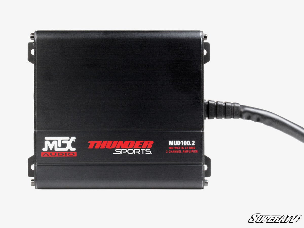 MTX MUD100-2 UTV Amplifier for RZR Pro R and RZR Pro R 4 and RZR Pro S and RZR Pro S 4 and RZR Pro XP and RZR Pro XP 4 and RZR RS1 and RZR S 1000 and RZR S 800 and RZR S 900 and RZR S4 1000 and RZR Trail 900 and RZR Trail S 900 and RZR Trail S 1000 and RZR Turbo R and RZR Turbo R 4 and RZR XP and RZR XP 4 and RZR XP 1000 and RZR XP 4 1000 and RZR XP 4 900 and RZR XP Turbo and RZR XP 4 Turbo and RZR XP Turbo S and RZR XP 4 Turbo S and RZR XP S and RZR XP 900 and RZR 4 800 and RZR 4 900 and RZR 570 and RZR 80