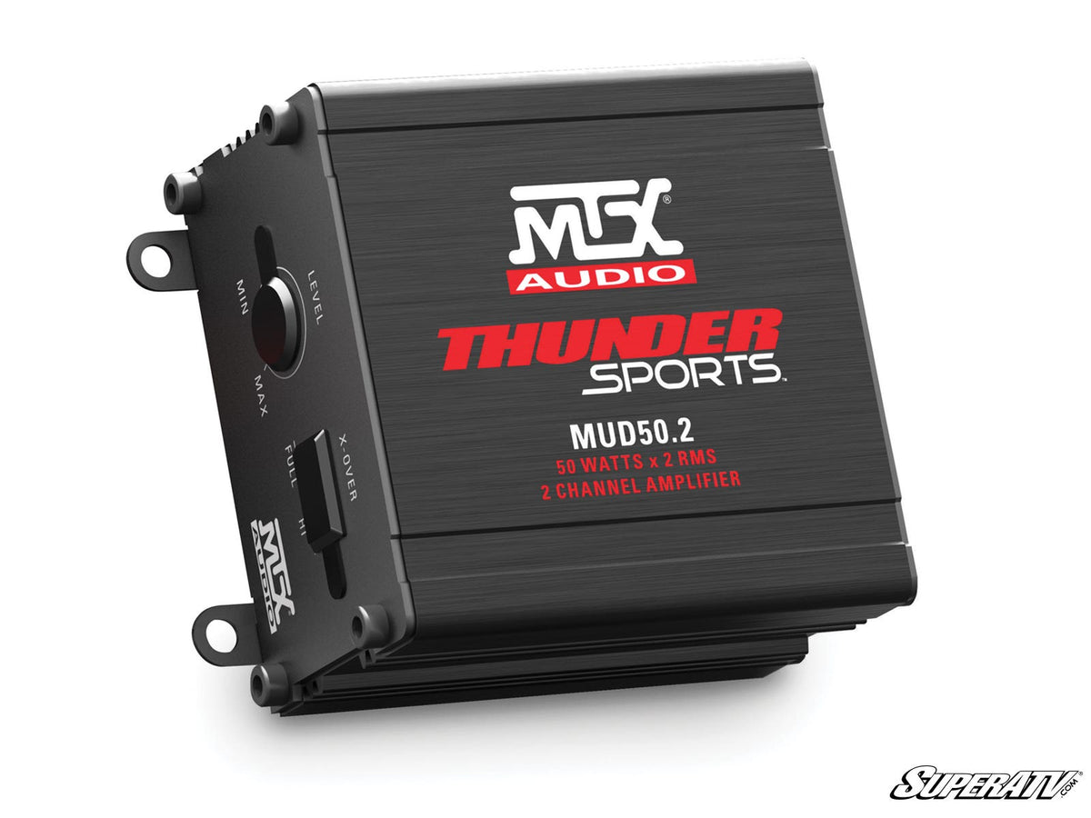 MTX MUD50-2 UTV Amplifier for RZR Pro R and RZR Pro R 4 and RZR Pro S and RZR Pro S 4 and RZR Pro XP and RZR Pro XP 4 and RZR RS1 and RZR S 1000 and RZR S 800 and RZR S 900 and RZR S4 1000 and RZR Trail 900 and RZR Trail S 900 and RZR Trail S 1000 and RZR Turbo R and RZR Turbo R 4 and RZR XP and RZR XP 4 and RZR XP 1000 and RZR XP 4 1000 and RZR XP 4 900 and RZR XP Turbo and RZR XP 4 Turbo and RZR XP Turbo S and RZR XP 4 Turbo S and RZR XP S and RZR XP 900 and RZR 4 800 and RZR 4 900 and RZR 570 and RZR 800