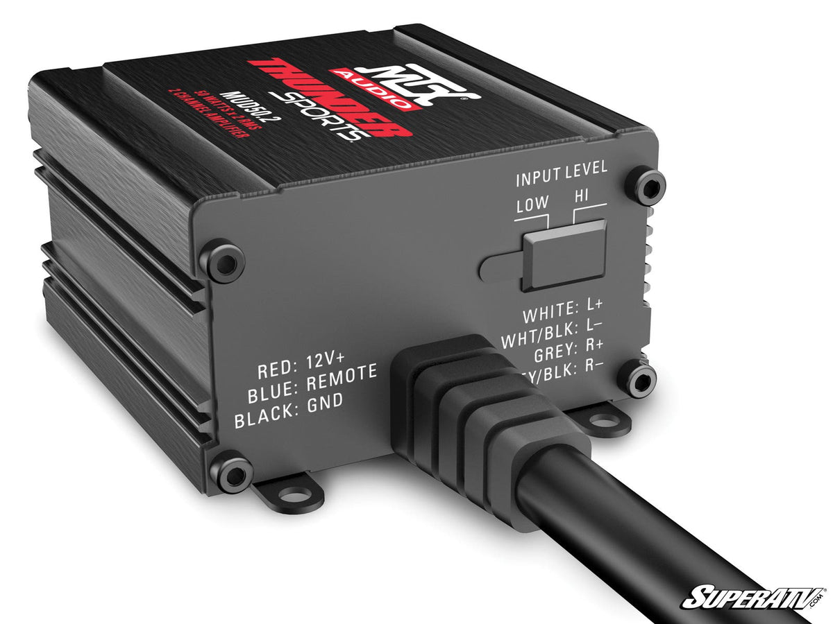 MTX MUD50-2 UTV Amplifier for RZR Pro R and RZR Pro R 4 and RZR Pro S and RZR Pro S 4 and RZR Pro XP and RZR Pro XP 4 and RZR RS1 and RZR S 1000 and RZR S 800 and RZR S 900 and RZR S4 1000 and RZR Trail 900 and RZR Trail S 900 and RZR Trail S 1000 and RZR Turbo R and RZR Turbo R 4 and RZR XP and RZR XP 4 and RZR XP 1000 and RZR XP 4 1000 and RZR XP 4 900 and RZR XP Turbo and RZR XP 4 Turbo and RZR XP Turbo S and RZR XP 4 Turbo S and RZR XP S and RZR XP 900 and RZR 4 800 and RZR 4 900 and RZR 570 and RZR 800