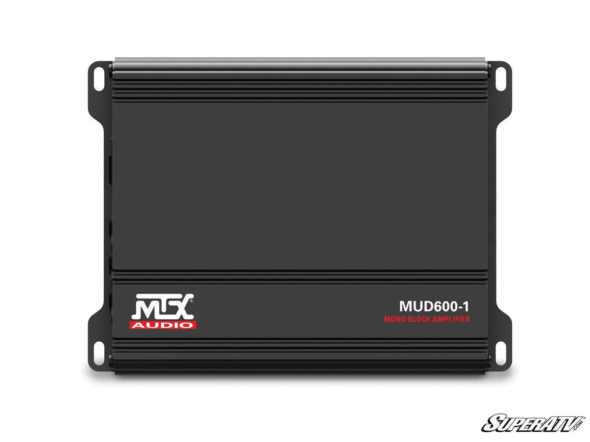 MTX MUD600-1 UTV Subwoofer Amplifier for RZR Pro R and RZR Pro R 4 and RZR Pro S and RZR Pro S 4 and RZR Pro XP and RZR Pro XP 4 and RZR RS1 and RZR S 1000 and RZR S 800 and RZR S 900 and RZR S4 1000 and RZR Trail 900 and RZR Trail S 900 and RZR Trail S 1000 and RZR Turbo R and RZR Turbo R 4 and RZR XP and RZR XP 4 and RZR XP 1000 and RZR XP 4 1000 and RZR XP 4 900 and RZR XP Turbo and RZR XP 4 Turbo and RZR XP Turbo S and RZR XP 4 Turbo S and RZR XP S and RZR XP 900 and RZR 4 800 and RZR 4 900 and RZR 570 