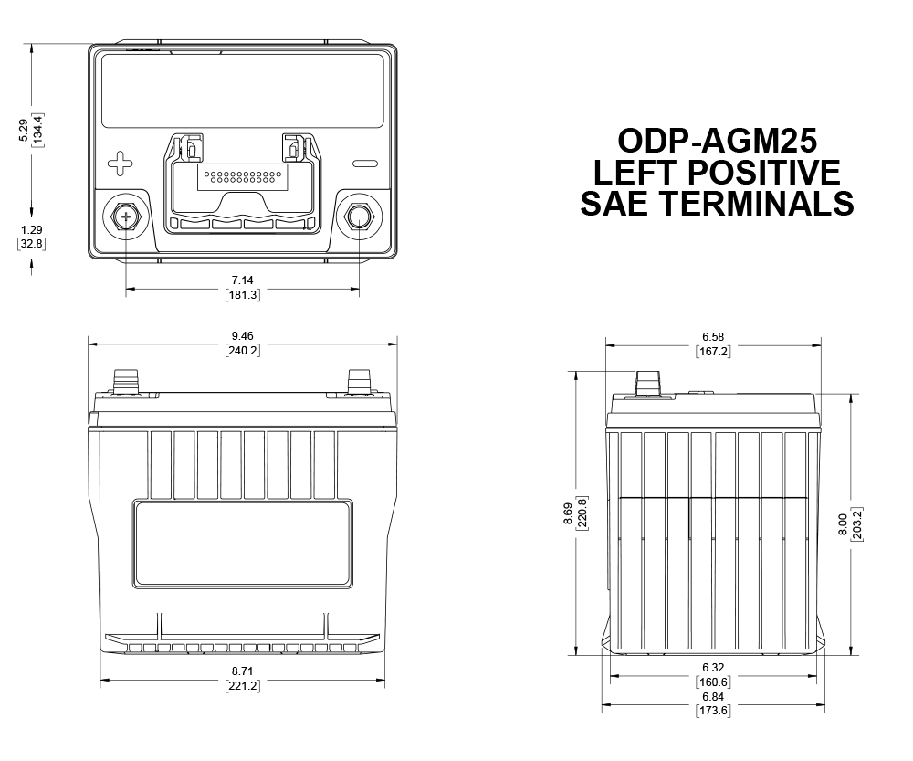 ODP-AGM25 | Odyssey battery and electrical product - image 2