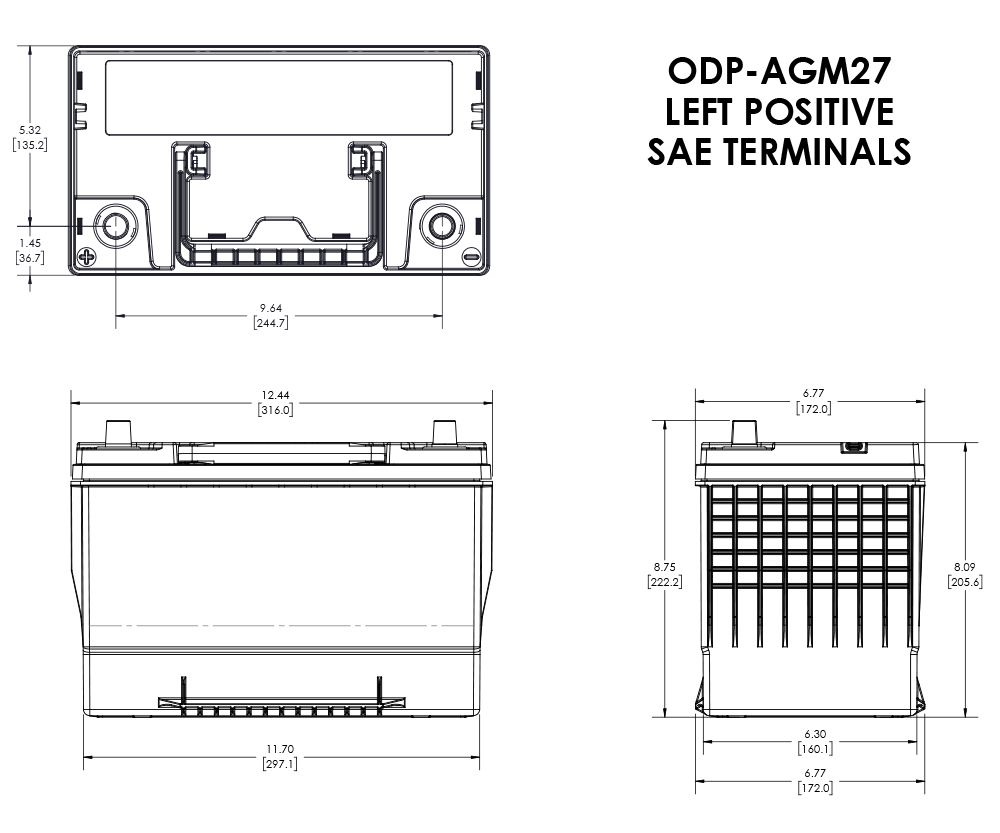 ODP-AGM27 | Odyssey battery and electrical product - image 2