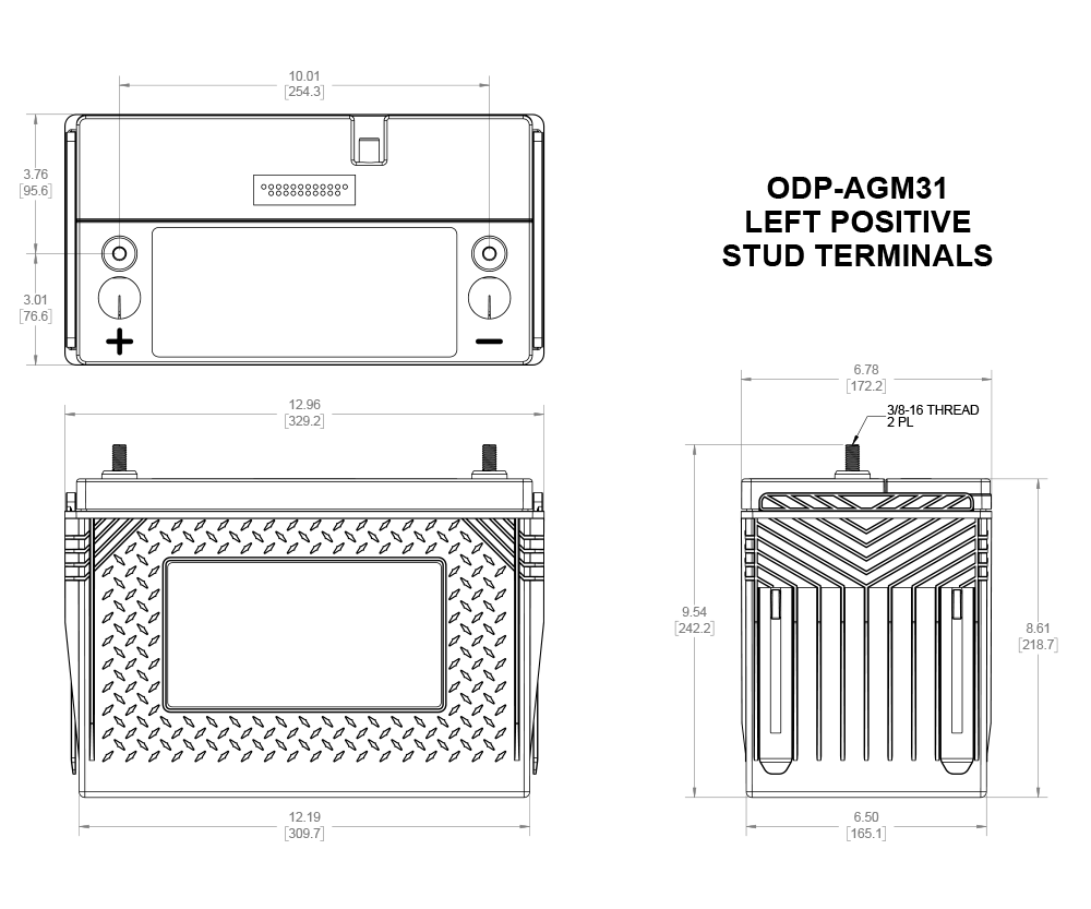 ODP-AGM31 | Odyssey battery and electrical product - image 2