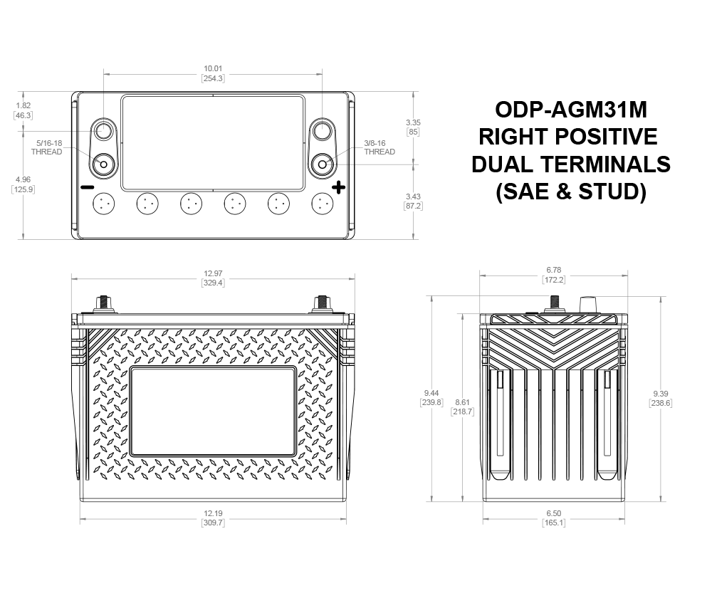 ODP-AGM31M | Odyssey battery and electrical product - image 2