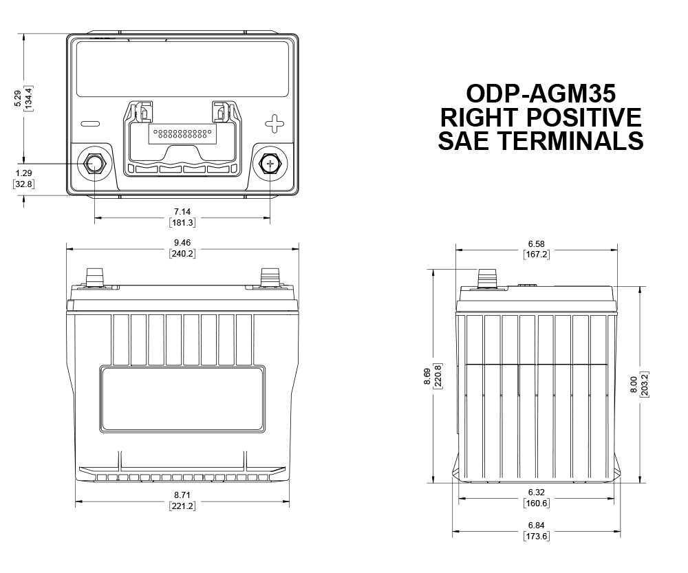 ODP-AGM35 | Odyssey battery and electrical product - image 2