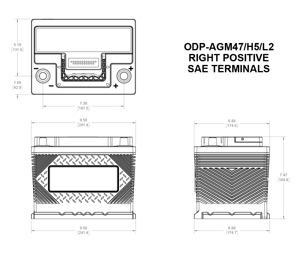 ODP-AGM47 H5 L2 | Odyssey battery and electrical product - image 2