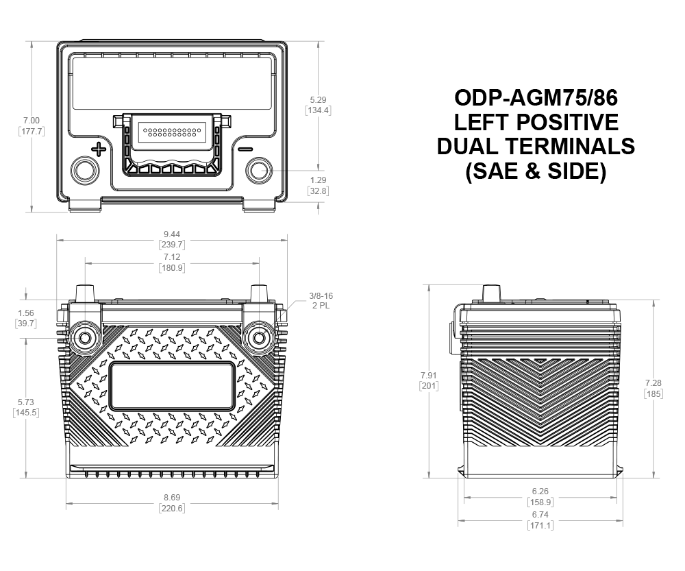 ODP-AGM75/86 | Odyssey battery and electrical product - image 2