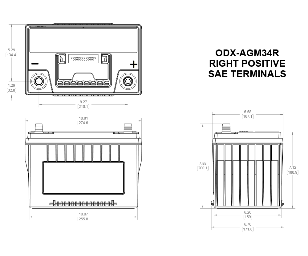 ODX-AGM34R | Odyssey battery and electrical product - image 2