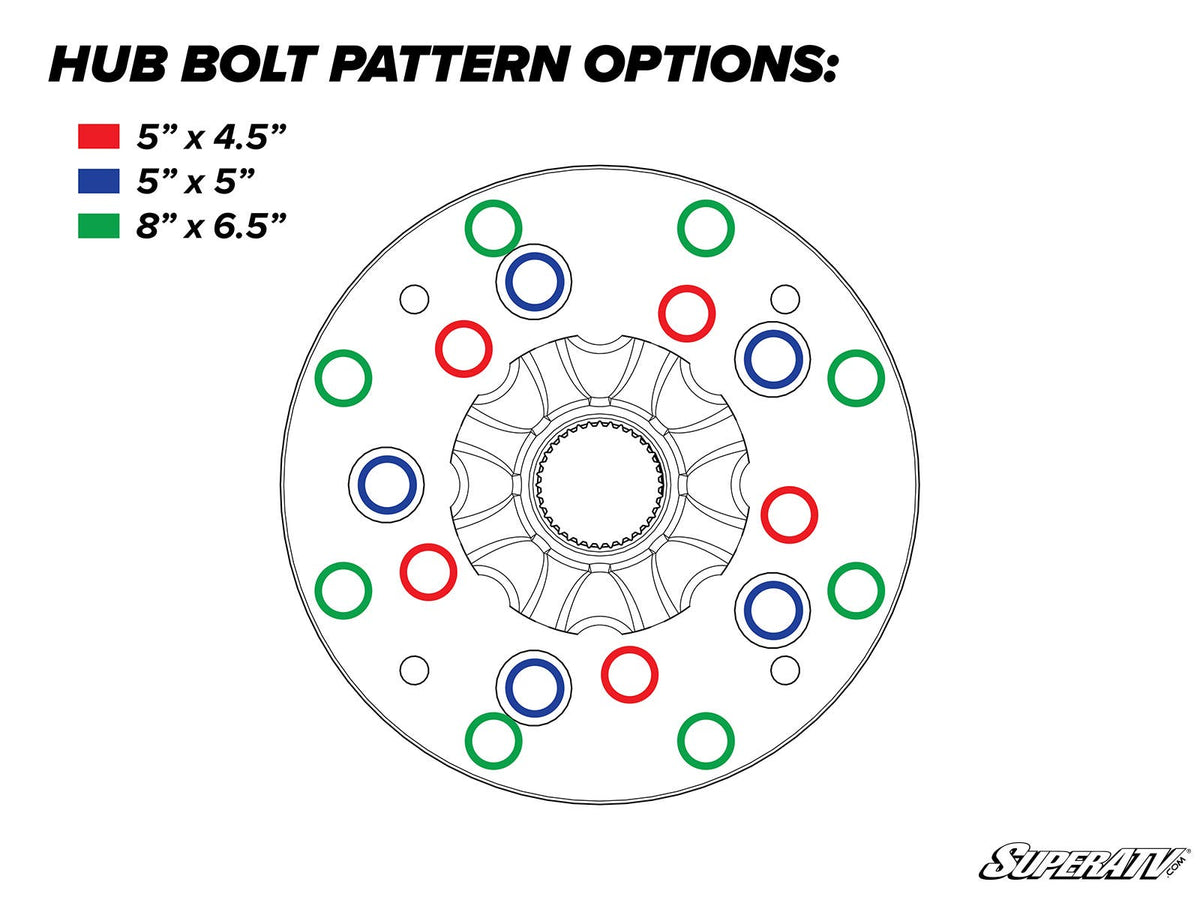 GDP Portal Universal Truck/Jeep Hubs for RZR Pro R and RZR Pro R 4 and RZR Pro XP and RZR Pro XP 4 and RZR RS1 and RZR S 1000 and RZR S 800 and RZR S 900 and RZR S4 1000 and RZR Trail 900 and RZR Trail S 900 and RZR Trail S 1000 and RZR Turbo R and RZR Turbo R 4 and RZR XP 1000 and RZR XP 4 1000 and RZR XP 4 900 and RZR XP Turbo and RZR XP 4 Turbo and RZR XP Turbo S and RZR XP 4 Turbo S and RZR XP 900 and RZR 4 800 and RZR 4 900 and RZR 570 and RZR 800 and RZR 900 and Maverick X3 and Commander