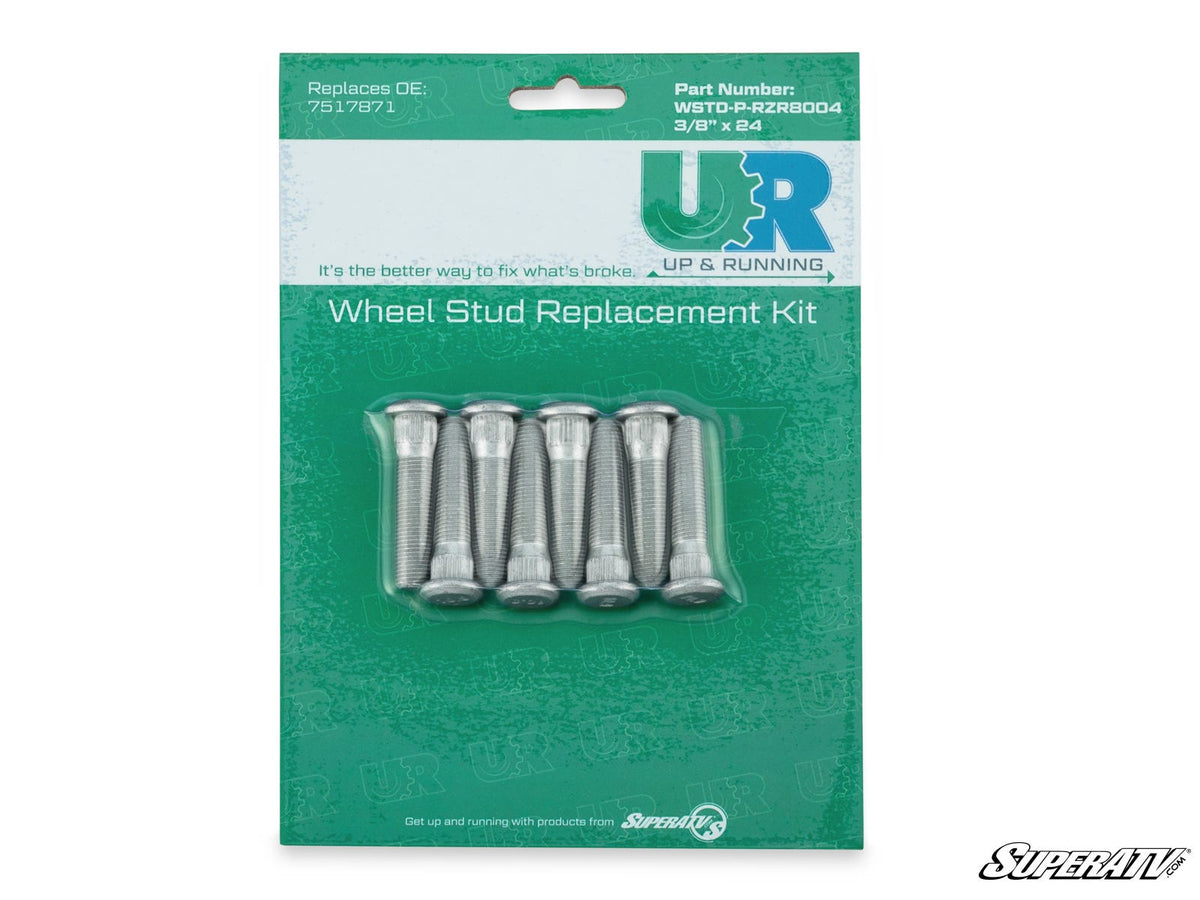 Up & Running Polaris RZR Wheel Studs for RZR Pro XP and RZR Pro XP 4 and RZR RS1 and RZR S 1000 and RZR S 800 and RZR S 900 and RZR S4 1000 and RZR Trail 900 and RZR Trail S 900 and RZR Trail S 1000 and RZR XP 1000 and RZR XP 4 1000 and RZR XP 4 900 and RZR XP Turbo and RZR XP 4 Turbo and RZR XP Turbo S and RZR XP 4 Turbo S and RZR XP 900 and RZR 4 800 and RZR 4 900 and RZR 570 and RZR 800 and RZR 900