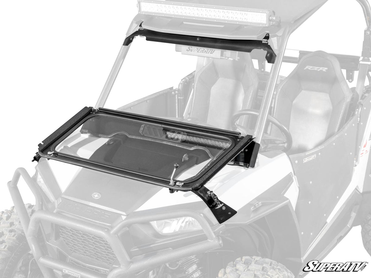 Polaris RZR 900 Flip Down Glass Windshield for RZR S 900 and RZR 4 900 and RZR 900