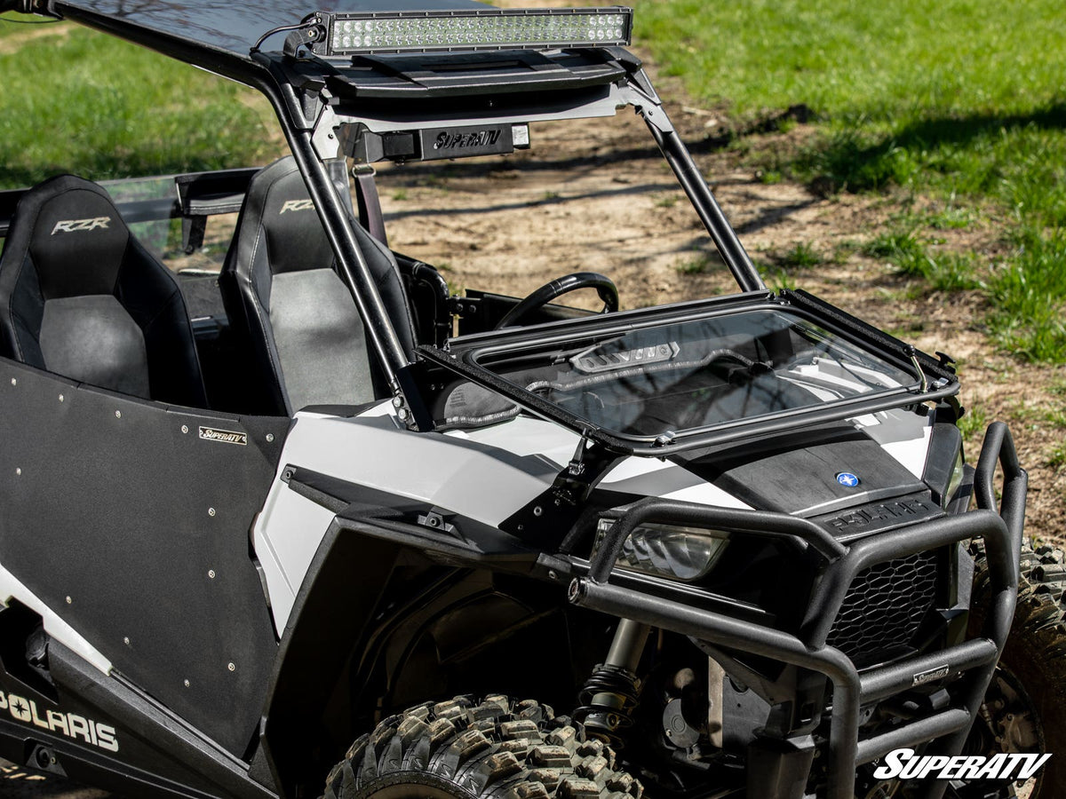 Polaris RZR 900 Flip Down Glass Windshield for RZR S 900 and RZR 4 900 and RZR 900