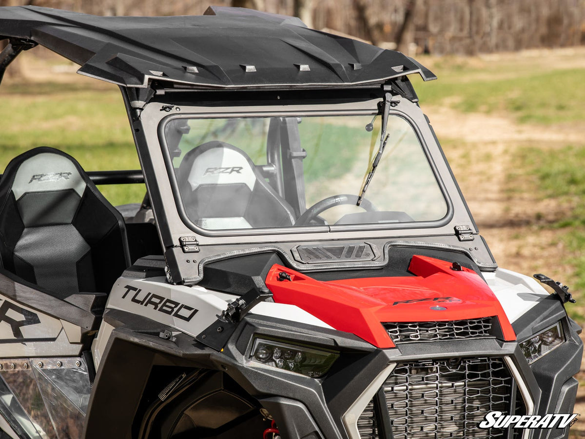 Polaris RZR XP Turbo Flip Down Glass Windshield for RZR XP Turbo and RZR XP 4 Turbo