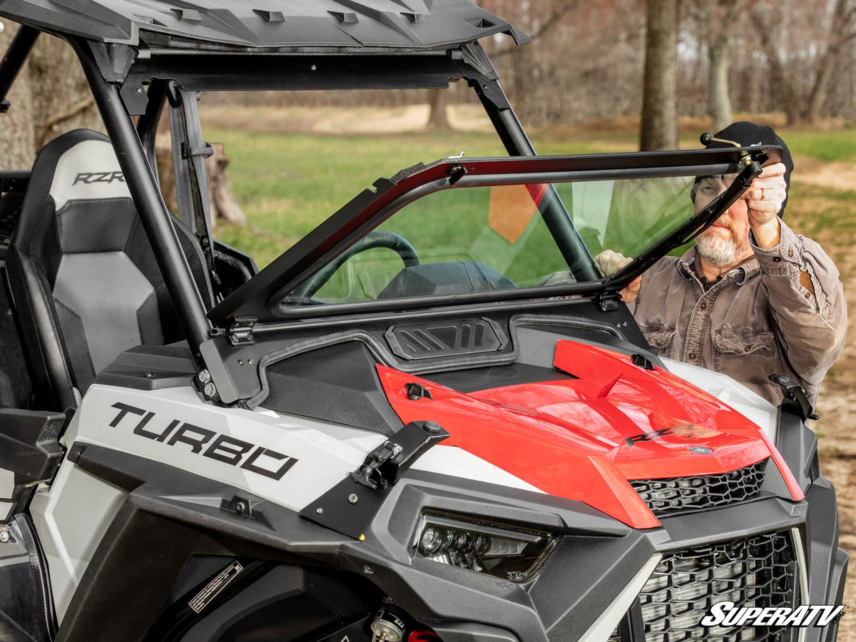 Polaris RZR XP 1000 Flip Down Glass Windshield for RZR XP 1000 and RZR XP 4 1000