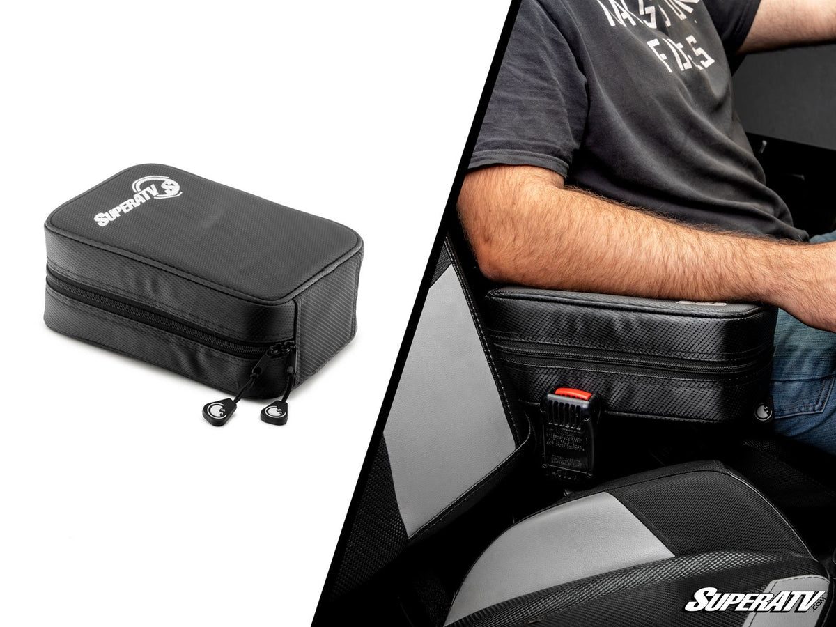 Polaris RZR Armrest Gun Safe for RZR S 1000 and RZR S 900 and RZR Trail 900 and RZR Trail S 900 and RZR Trail S 1000 and RZR XP 1000 and RZR XP 4 1000 and RZR XP Turbo and RZR XP 4 Turbo and RZR XP Turbo S and RZR XP 4 Turbo S and RZR 4 900 and RZR 900