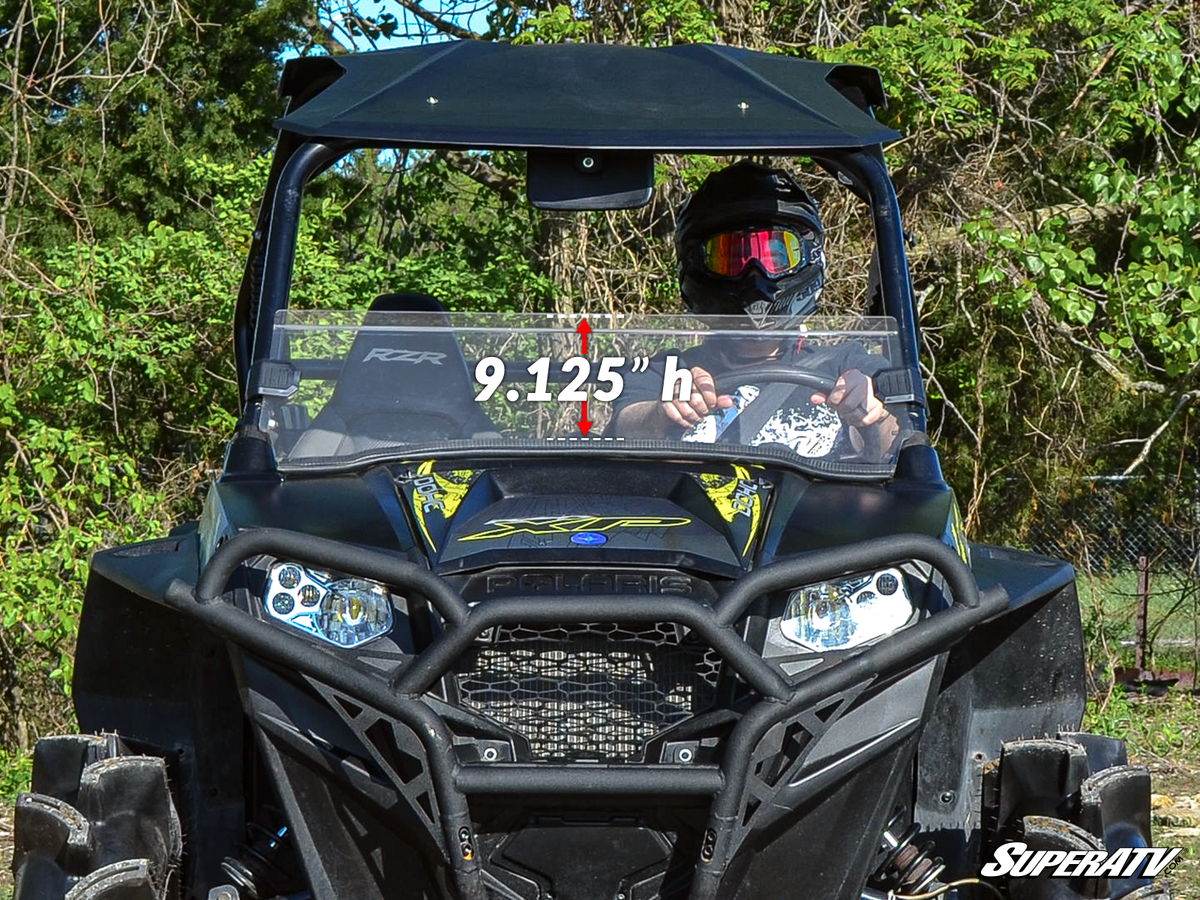 Polaris RZR Half Windshield for RZR S 800 and RZR XP 4 900 and RZR XP 900 and RZR 4 800 and RZR 570 and RZR 800