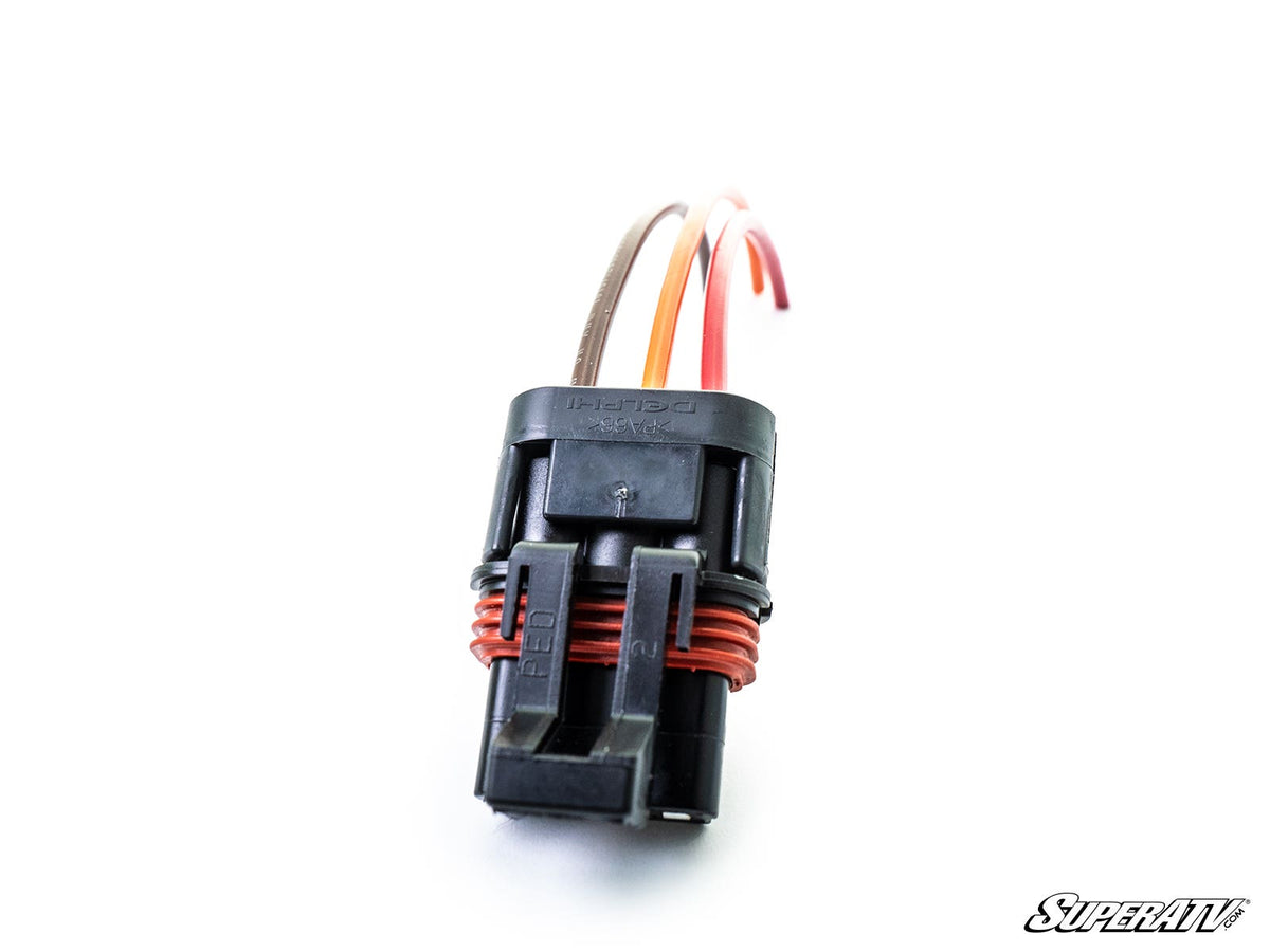 Accessory Plug for Polaris Pulse™ Busbar for RZR Pro R and RZR Pro R 4 and RZR Pro XP and RZR Pro XP 4 and RZR RS1 and RZR Trail 900 and RZR Trail S 900 and RZR Trail S 1000 and RZR Turbo R and RZR Turbo R 4