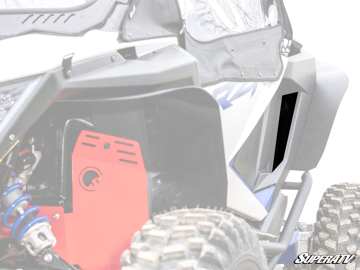Polaris RZR PRO XP Rear Fender Well Mud Guards for RZR Pro XP and RZR Pro XP 4