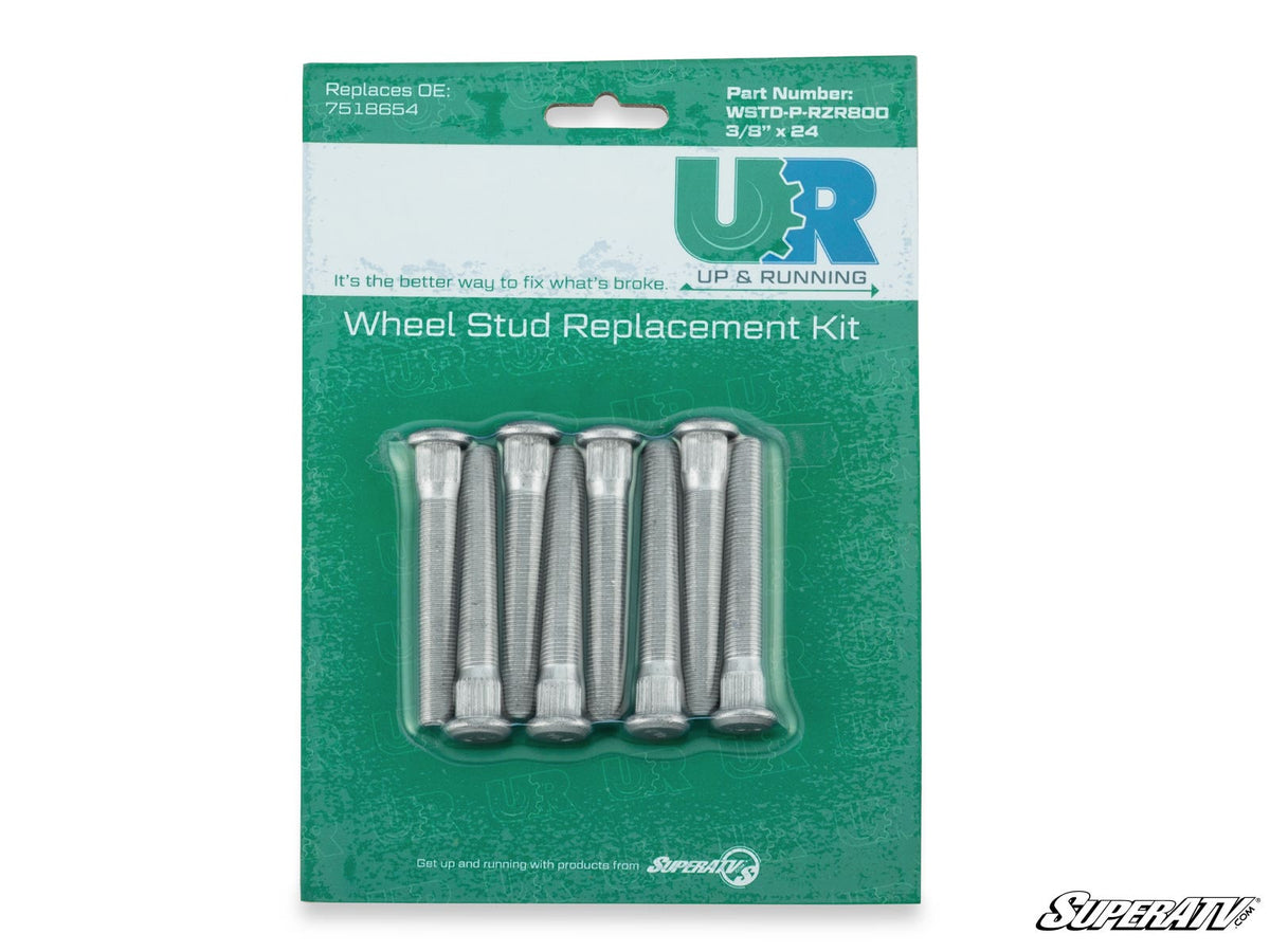 Up & Running Polaris RZR Wheel Studs for RZR Pro XP and RZR Pro XP 4 and RZR RS1 and RZR S 1000 and RZR S 800 and RZR S 900 and RZR S4 1000 and RZR Trail 900 and RZR Trail S 900 and RZR Trail S 1000 and RZR XP 1000 and RZR XP 4 1000 and RZR XP 4 900 and RZR XP Turbo and RZR XP 4 Turbo and RZR XP Turbo S and RZR XP 4 Turbo S and RZR XP 900 and RZR 4 800 and RZR 4 900 and RZR 570 and RZR 800 and RZR 900
