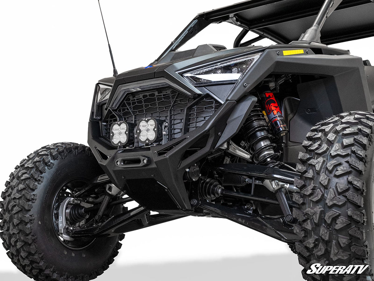 Elektric Offroad Polaris RZR Turbo R Volt Front Winch Bumper—Hammer Black Finish for RZR Turbo R and RZR Turbo R 4