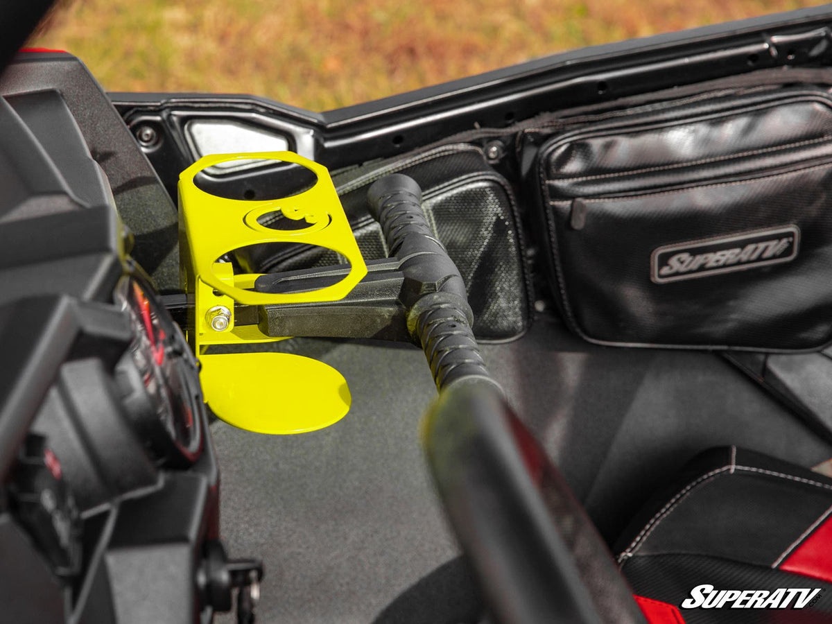 Polaris RZR Grab Bar Cup Holder for RZR S 1000 and RZR S 800 and RZR S 900 and RZR S4 1000 and RZR Trail 900 and RZR Trail S 900 and RZR Trail S 1000 and RZR XP 1000 and RZR XP 4 1000 and RZR XP 4 900 and RZR XP Turbo and RZR XP 4 Turbo and RZR XP Turbo S and RZR XP 4 Turbo S and RZR XP 900 and RZR 4 800 and RZR 4 900 and RZR 570 and RZR 800 and RZR 900