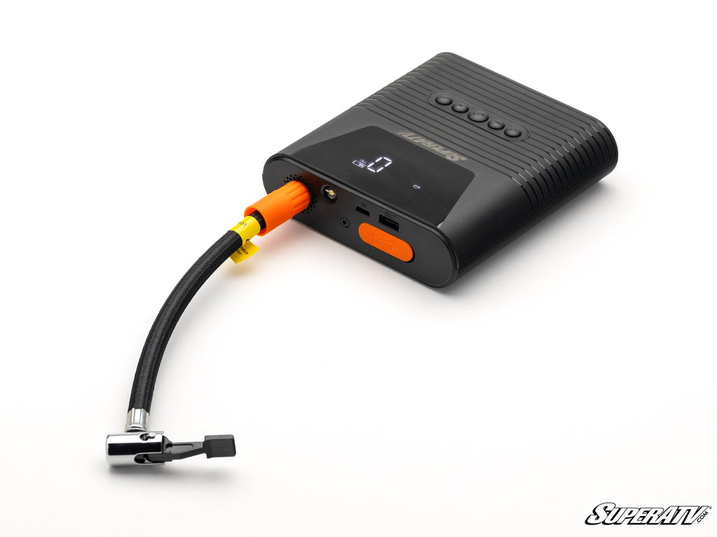 SuperATV Jump Starter with Air Compressor – Portable 12V Battery Booster