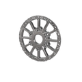 Price Designs TURBINE wheel center design detail - manufacturer rendering, front view