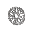 Price Designs GALAXY wheel center design detail - manufacturer rendering, front view