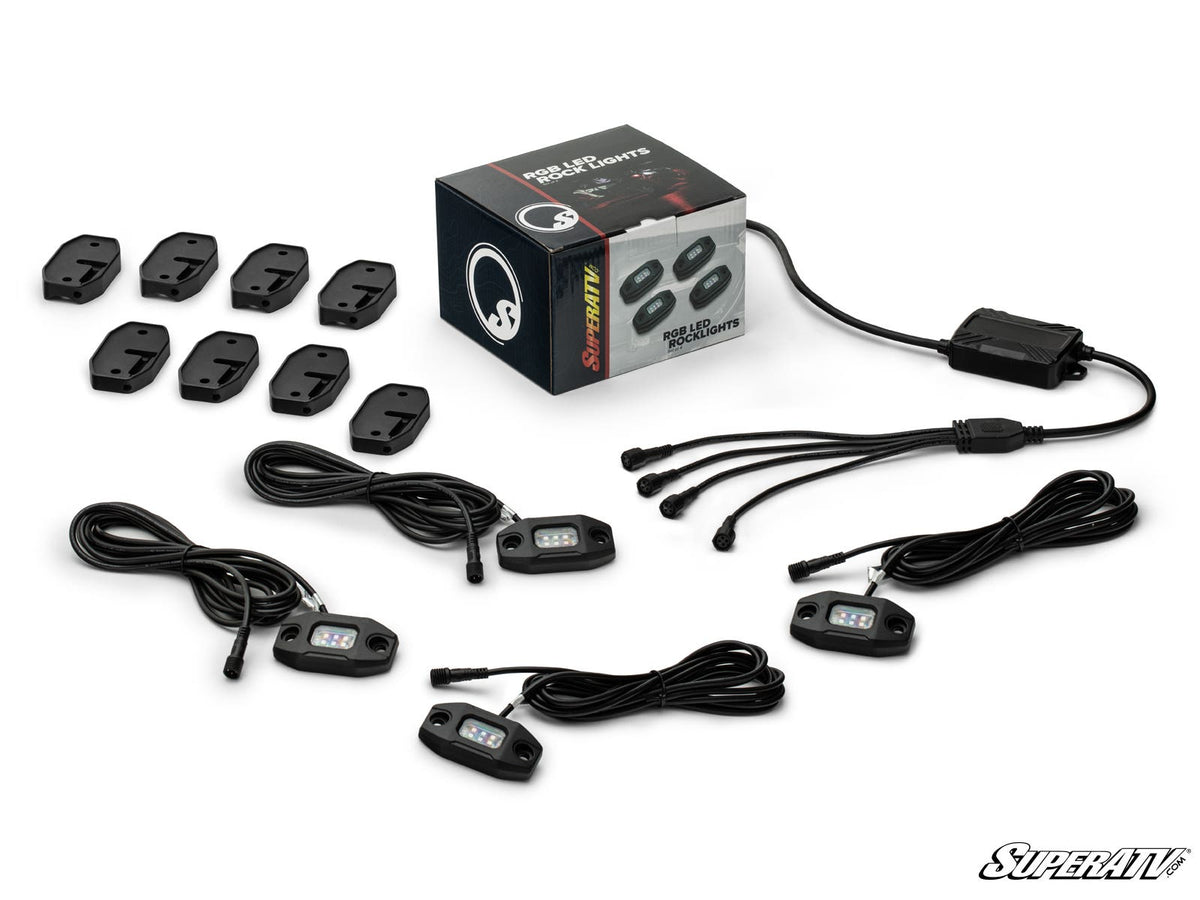 RGB Rock Light Kit for RZR Pro R and RZR Pro R 4 and RZR Pro S and RZR Pro S 4 and RZR Pro XP and RZR Pro XP 4 and RZR RS1 and RZR S 1000 and RZR S 800 and RZR S 900 and RZR S4 1000 and RZR Trail 900 and RZR Trail S 900 and RZR Trail S 1000 and RZR Turbo R and RZR Turbo R 4 and RZR XP and RZR XP 4 and RZR XP 1000 and RZR XP 4 1000 and RZR XP 4 900 and RZR XP Turbo and RZR XP 4 Turbo and RZR XP Turbo S and RZR XP 4 Turbo S and RZR XP S and RZR XP 900 and RZR 4 800 and RZR 4 900 and RZR 570 and RZR 800 and RZ