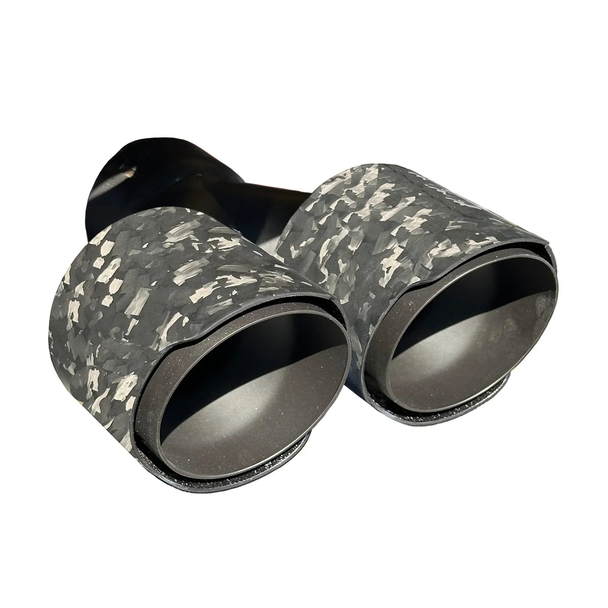 RPM Black exhaust tip with Matte Forged Carbon cover for compatible RPM mufflers