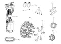 Manufacturer illustration of the separate power upgrade installation hardware. Intercooler and charge hoses are sold separately.