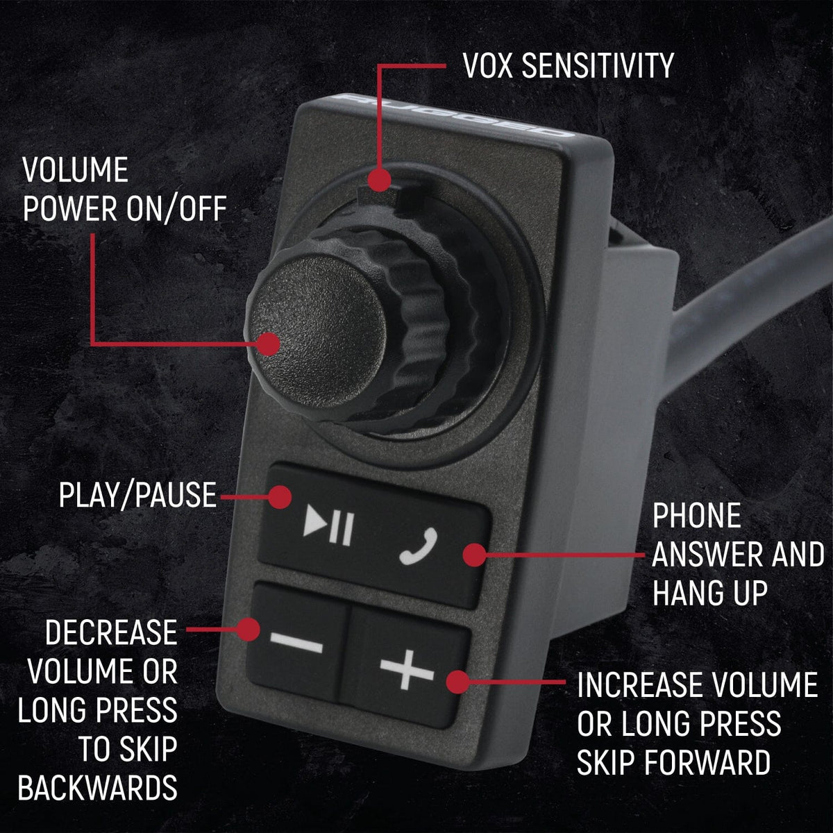 696 PLUS Remote Head Complete Master Communication Kit with Intercom and 2-Way Radio - product image 3