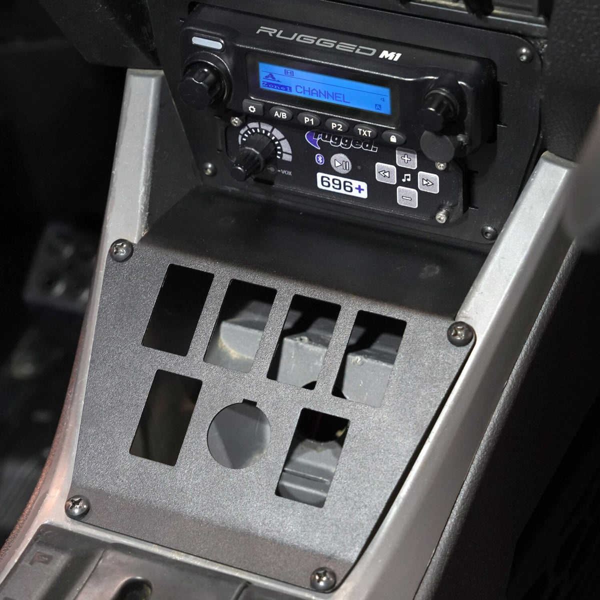 Lower Accessory Panel for Polaris RZR PRO XP, RZR Turbo R, and RZR PRO R Dash Mount Radio and Intercom - product image 12