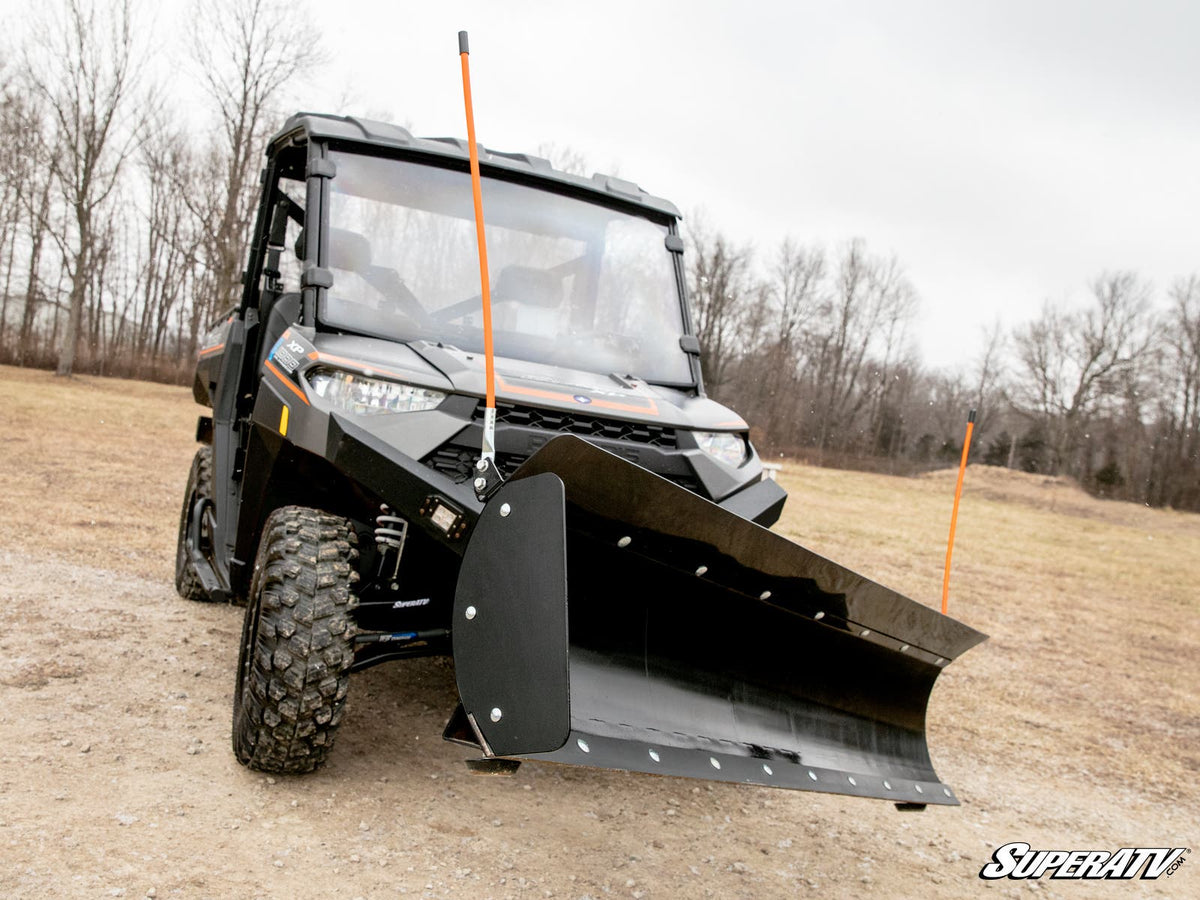 UTV/ATV Plow Pro Snow Plow Deflector and Marker Kit for RZR Pro S and RZR Pro S 4 and RZR Pro XP and RZR Pro XP 4 and RZR RS1 and RZR S 1000 and RZR S 800 and RZR S 900 and RZR S4 1000 and RZR XP and RZR XP 4 and RZR XP 1000 and RZR XP 4 1000 and RZR XP 4 900 and RZR XP Turbo and RZR XP 4 Turbo and RZR XP 4 Turbo S and RZR XP 900 and RZR 4 800 and RZR 4 900 and RZR 570 and RZR 800 and RZR 900 and RZR 170-200 and Maverick X3 and Commander