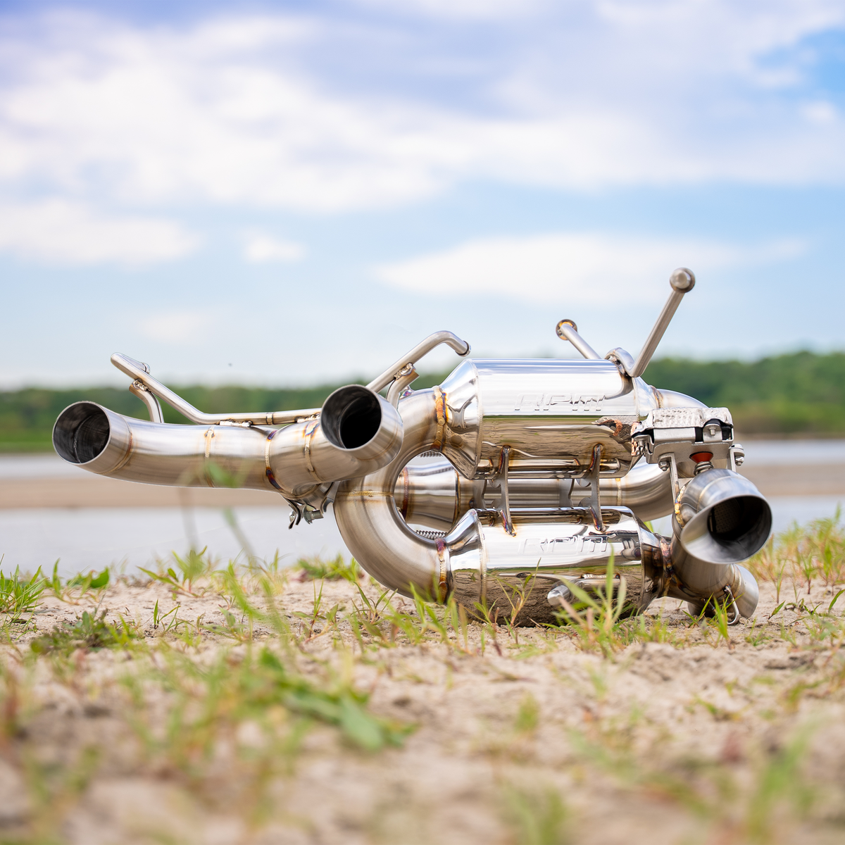 RPM Kawasaki H2 2.5" Dual Sport Full Exhaust + Optional E-Valve — view 13