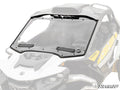 SuperATV Can-Am Maverick R scratch-resistant vented full windshield